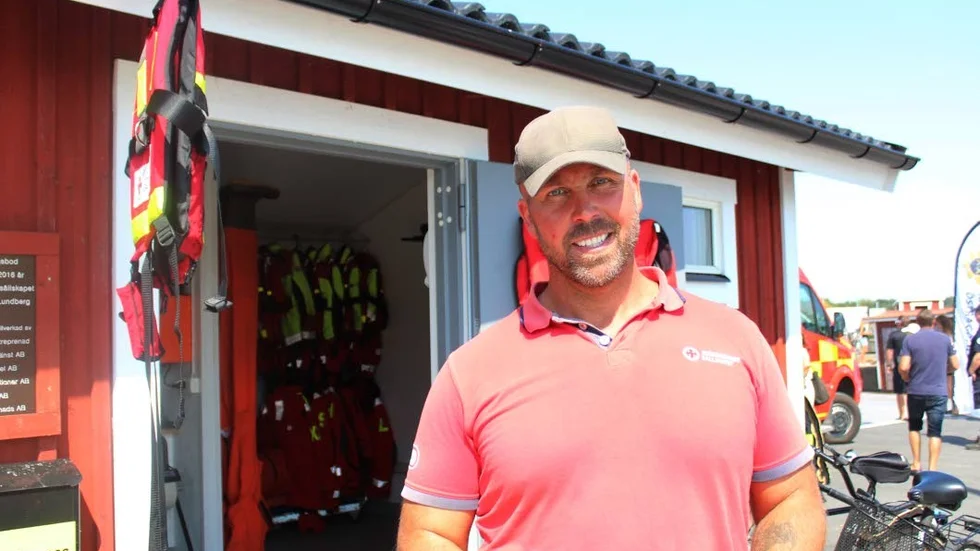 Sjöräddningssällskapet i Arkösund har fått in fler drunkningslarm i år, enligt Tim Karlsson.