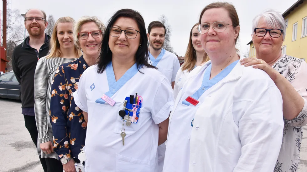 Det råder ett gott samarbete mellan personalen i Lövånger.