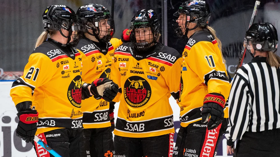 Luleås förstakedja med Petra Nieminen, Josefine Persson och Emma Nordin ledde laget till seger mot Djurgården. 