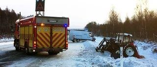 Trafikolycka på E 4 – flera fordon inblandade