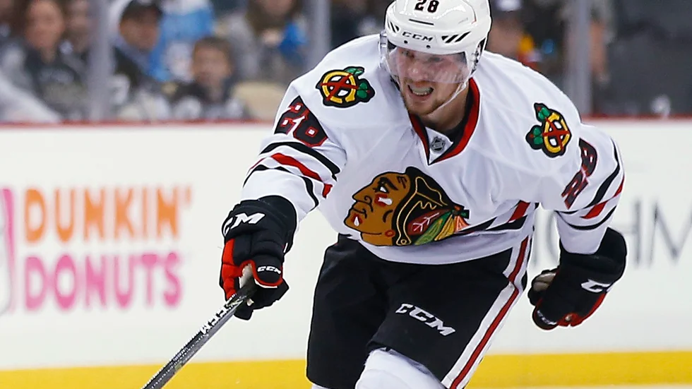 Vill tillbaka. Totalt spelar sju svenskar i Rockford som slåss om att spela i Chicago – där Lundberg fick chansen på försäsongen. Foto: Jared Wickerham.