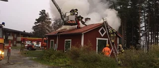 Lulebor uppmanas stänga fönster och dörrar efter brand