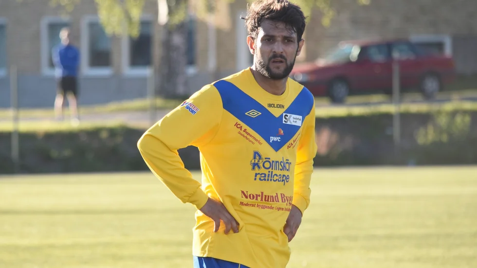 Målskytt. Homam Abbas.