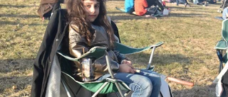 Många samlades kring brasan och vårtalet vid Nordanå