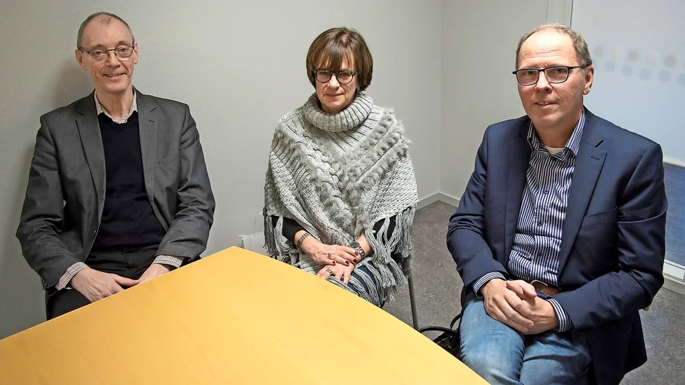 Staffan Hubinette, Ulla-Britt Persdotter och Erik Burstrand. 