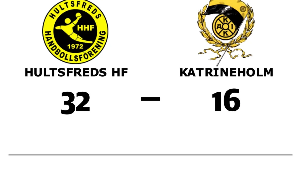 Hultsfreds HF vann mot Katrineholms AIK