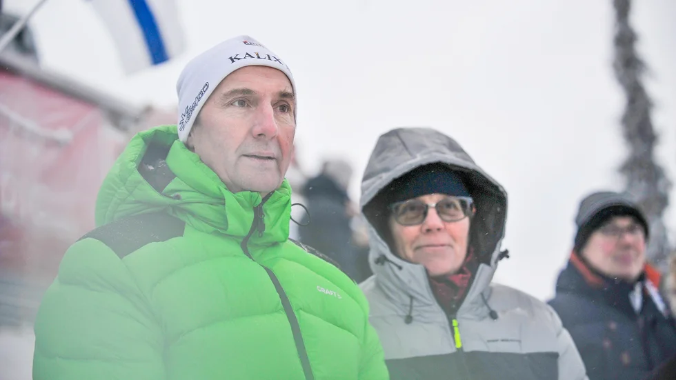 Stig Häggström och Berit Häggström i Ruka