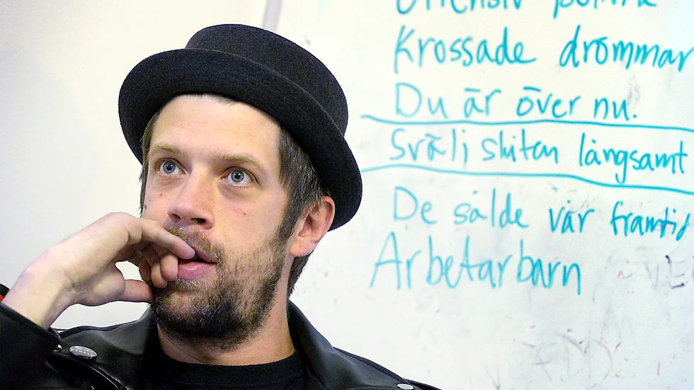 Har återvänt. "Jag saknade att spela med mina kompisar och i nästan samma stund så fick jag frågan om jag ville komma tillbaka", berättar Fredrik Lindkvist. Foto: Ulf Johansson.