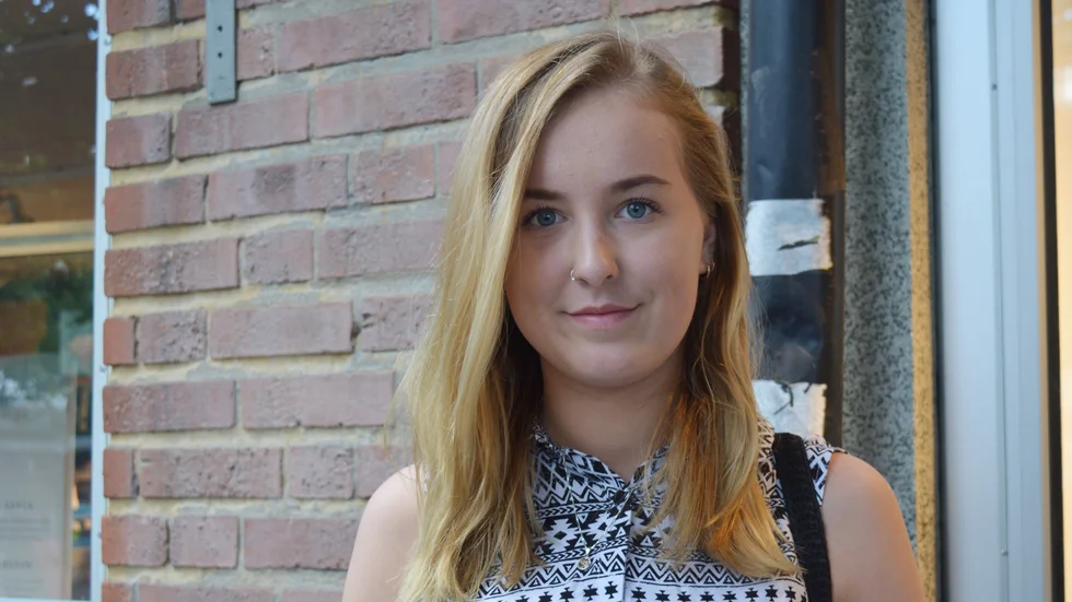 Alicia Wikdahl, 17 år, studerar, Nyhamn: – Att alltid äta en ordentlig frukost och att sova ordentligt. Foto: Susanne Lindberg.