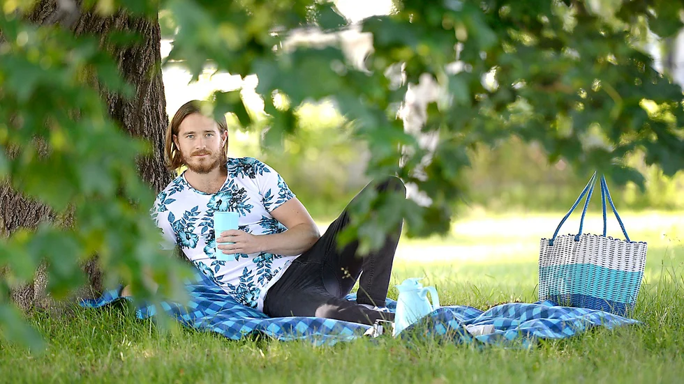 Mår bra. Efter en hektisk fjolårssäsong är nu lugnet åter hos Joakim Nilsson. Foto: Ulf Johansson.