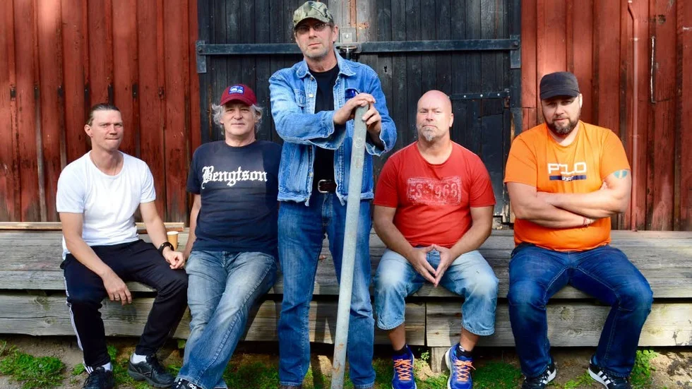 Ulfson Normal.  Tom Poikela, Sverker Ydén, Micke Kuylenstierna, Janne Karlsson och Jonte Jalkemo.