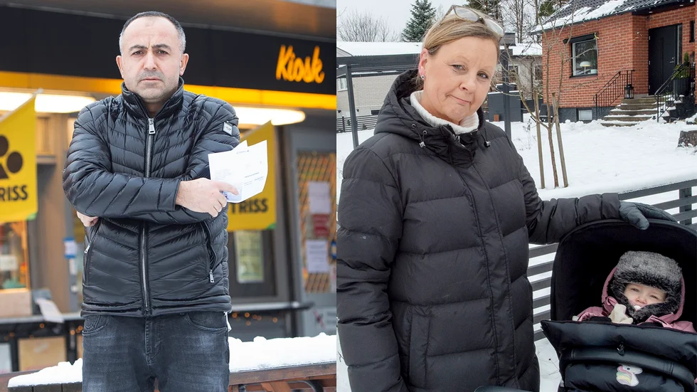 Nu kommer elräkningen för december för Halit Cicek blev det en chock. Karolina Ericson har inte fått fakturan än för december.