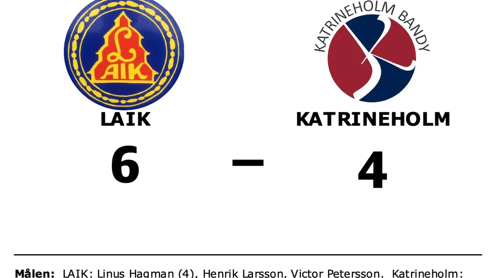 Lidköpings AIK vann mot Katrineholm Bandy