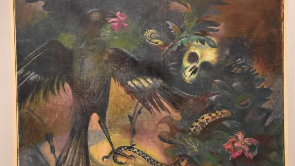 Memento mori (1969). Målning av Greta Knutson Tzara.