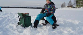 Isak, 9, prövade fiskelyckan