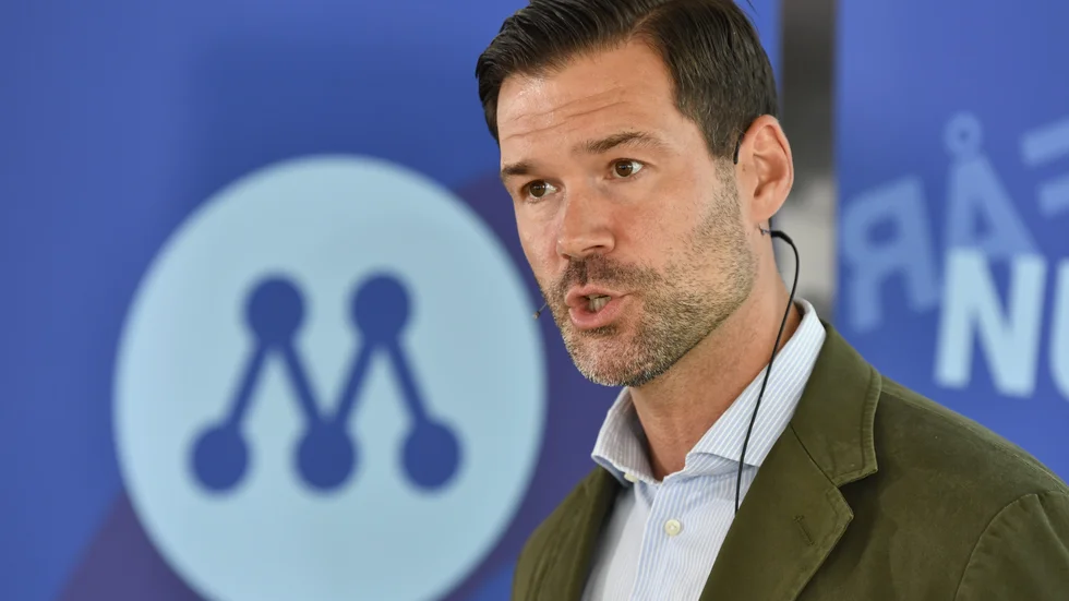 Moderaternas rättspolitiske talesperson Johan Forssell. Arkivbild.