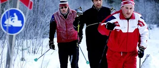Skidtävling på skoterled