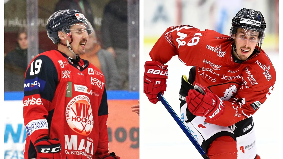 Jens Holmström bor i Norrköping, men spelar ishockey i Västervik.
