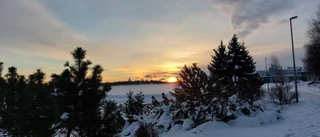 Läsarbilden: vintersol över Haparanda