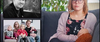 Morbror Mikael försvann spårlöst – nu berättar Elina, 28, om den tunga tiden, svåra sjukdomen och sonens dramatiska födsel