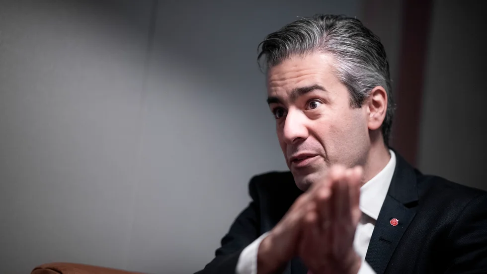 Khashayar Farmanbar (S), energi- och digitaliseringsminister. Arkivbild.