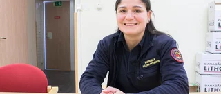 Ensam som kvinnlig brandman på heltid i Katrineholm