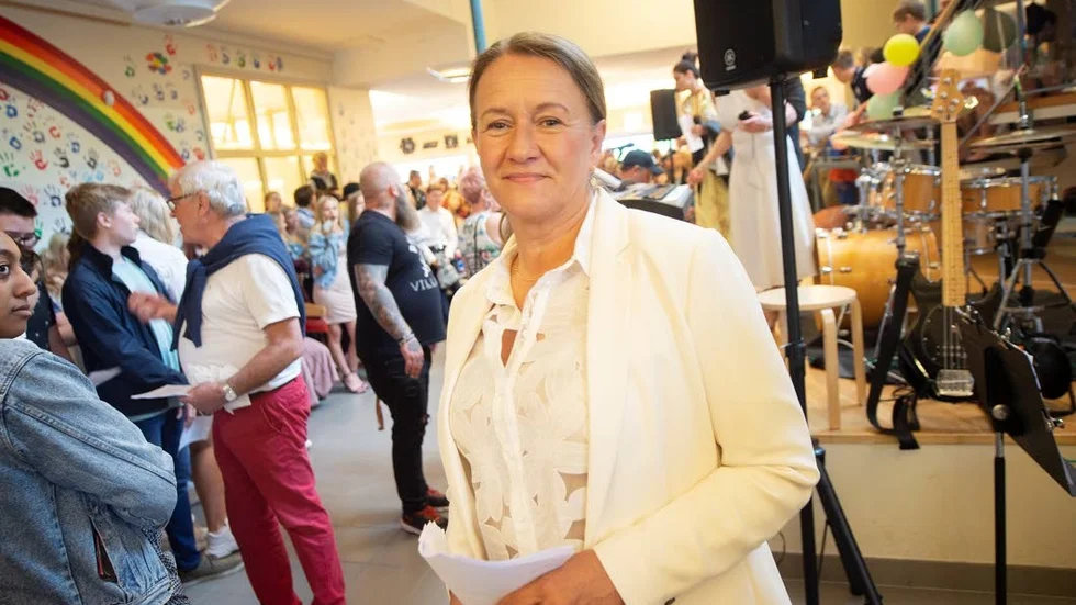 Rektor Cecilia Engström på Tomtaklintskolan i Trosa.