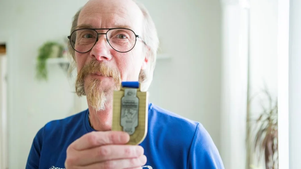 Janne Lundgren genomförde det ”riktiga” maratonet mellan staden Marathon och Aten under 2018.