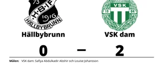 Hällbybrunn föll hemma mot VSK dam