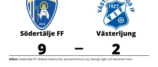 Tung förlust för Västerljung borta mot Södertälje FF