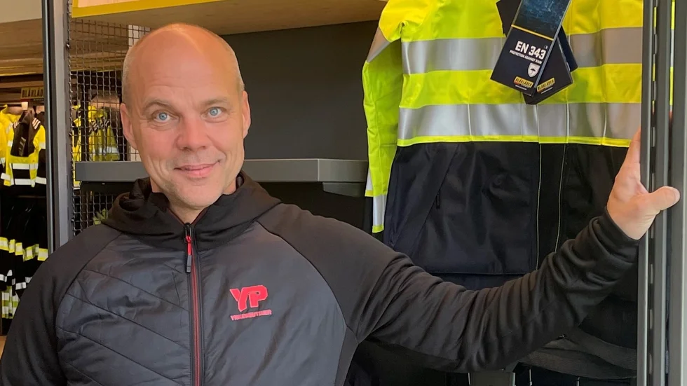 Ove Johansson, platschef i Luleå för YP Yrkesbutiker.
