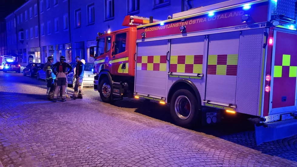 Räddningstjänsten ryckte ut på ett misstänkt brandlarm i Söderköping på onsdagskvällen.