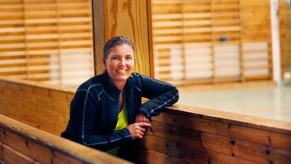 Maria Strömberg, ordförande i gymnastikföreningen.