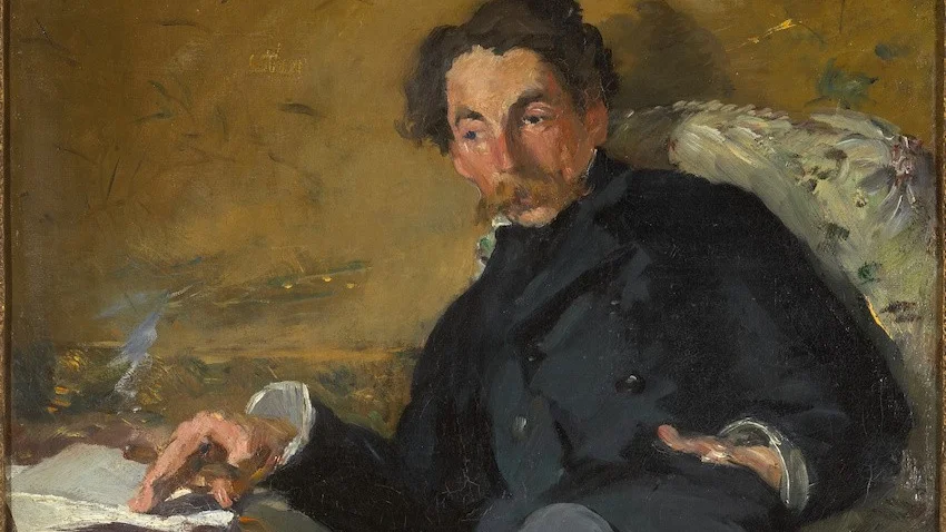Stéphane Mallarmé. Målning av Édouart Manet från 1876.