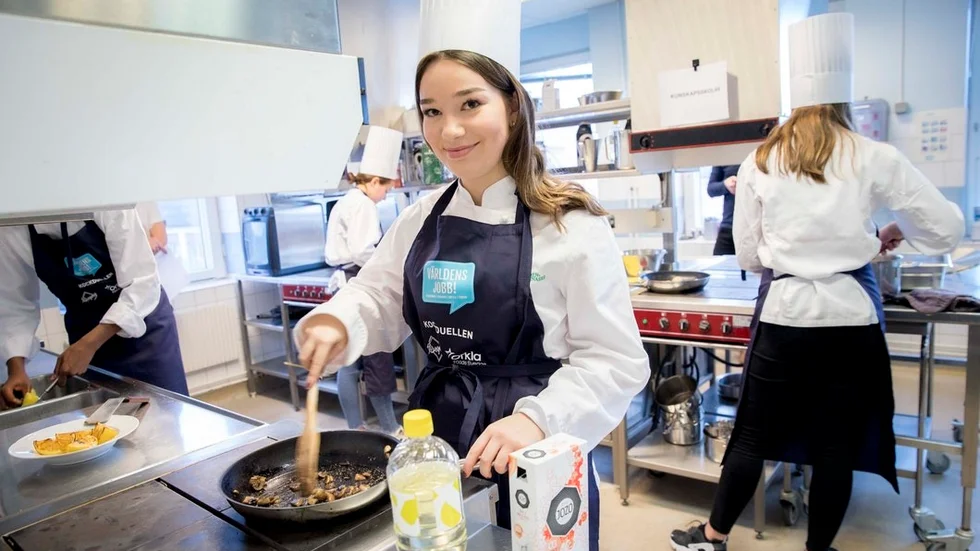 Zeynep Boijes favoritingrediens är champinjoner och hon steker den med glädje.