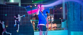 TV: Vattendisco på Hjortensbergsbadet