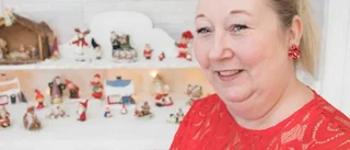 Lena Sirrewius går bananas bland kulor, glitter och tomtar