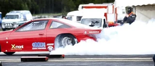 Bra drag kring racing trots regnig start