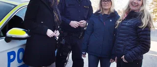 Annie Lööf (C) besökte Strängnäspolisen