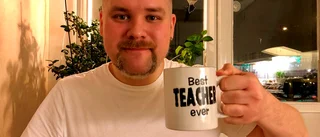 Läraren Niclas bild på krockad polisbil blev undervisningsmaterial