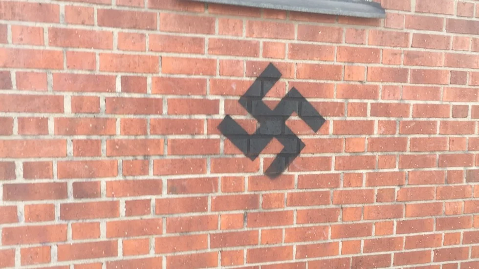 Den här synen möttes insändarskribenten på väg hem från jobbet.