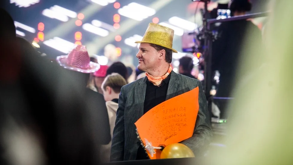 Mattias Dahlström fanns på plats för att heja på sin tidigare elev Renaida som deltog i Melodifestivalen 2018.