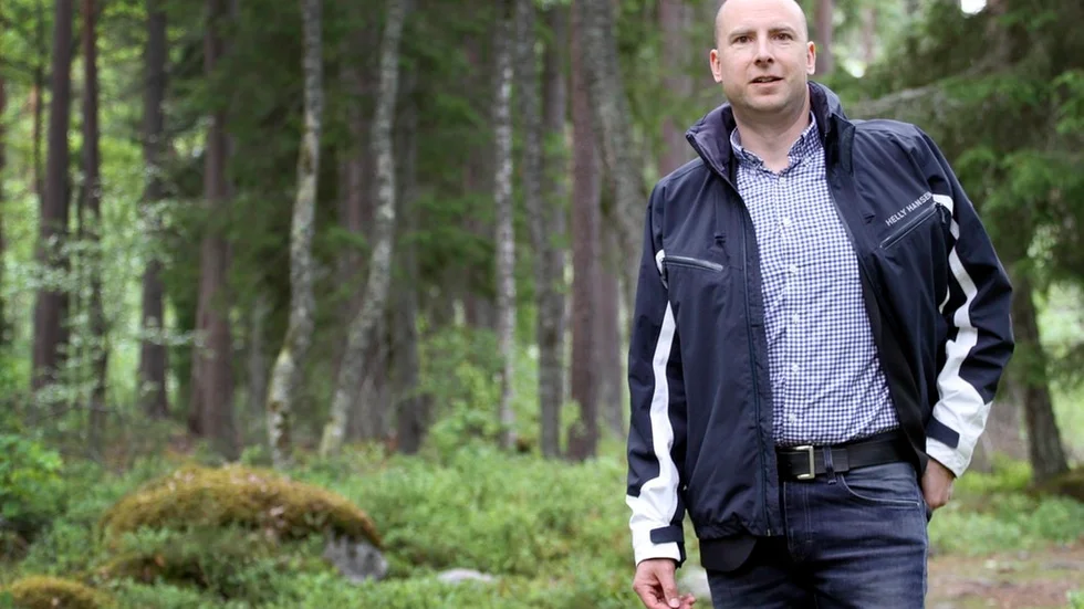 Sven-Erik Öhlin, handläggare vid Strängnäs stifts egendomsförvaltning.