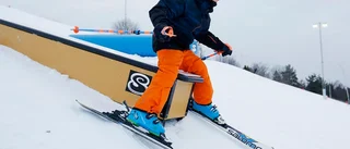 Inledde sportlovet med snöparkens utmaningar