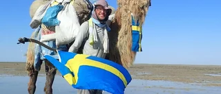 Christian Bodegren vandrade 5095 kilometer med Houdini och Goliat
