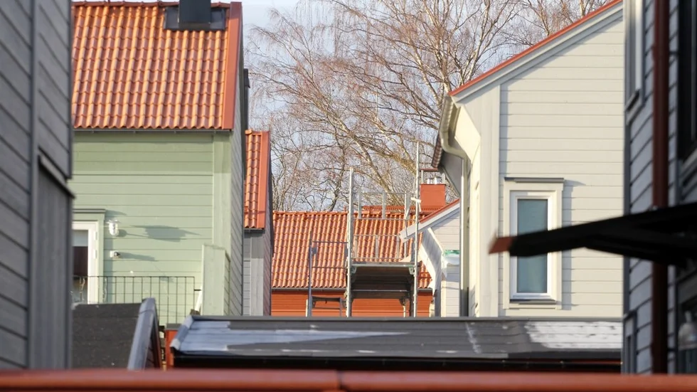Derome står bakom bygget av Stadsparken, den nya stadsdelen i Mariefred som ska innehålla omkring 200 bostäder när den är färdig.