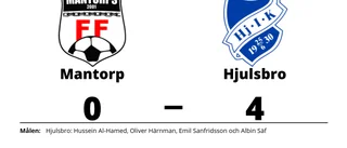 Nionde matchen i rad med poäng för Hjulsbro