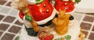 Annika i Torshälla har snöat in på vita gubbar