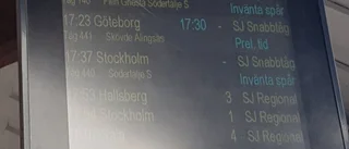 Stora störningar i tågtrafiken förbi Katrineholm