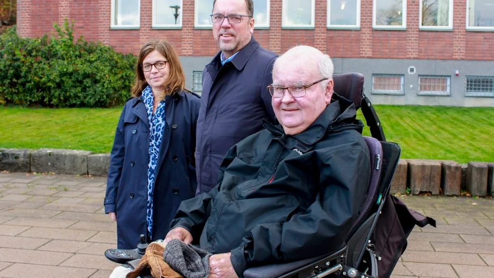 Cecilia Friis (Mp), kommunalråd Anders Berglöv (S) och Kaj Johansson (V), ser framemot det nya politiska samarbetet mellan partierna.